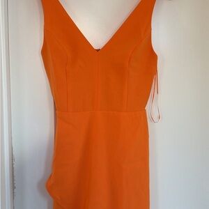 Orange Sleeveless Dress